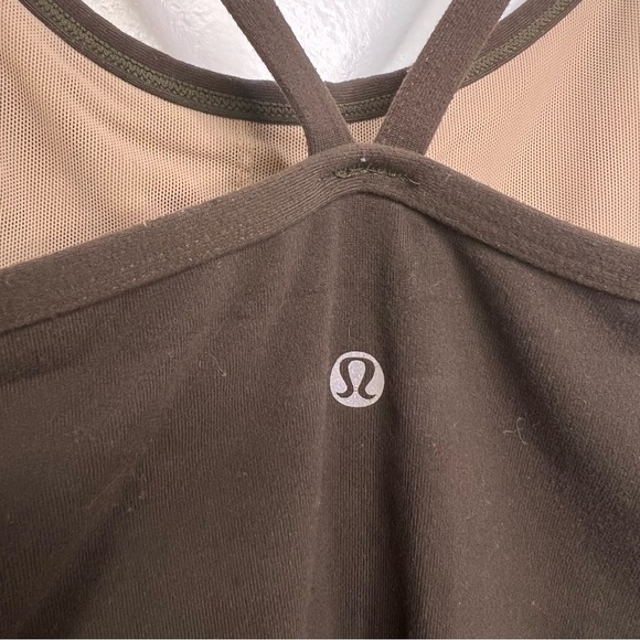 LULULEMON Brown Power Y Tank Top - Picture 4 of 4